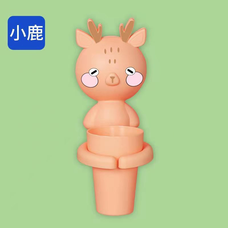 Hình Thú Ngộ Nghĩnh Cắm Bàn Chải Kèm Miếng Dán