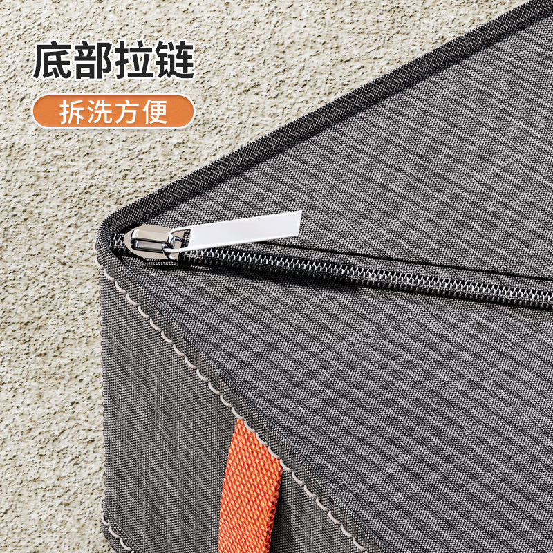 Hộp Vải Chia Ngăn Đựng Quần Áo Có Quai Đa Năng Gấp Gọn 32X32X11Cm Hộp Vải Chia Ngăn Đựng Quần Áo Có Quai Đa Năng Gấp Gọn 32X32X11Cm