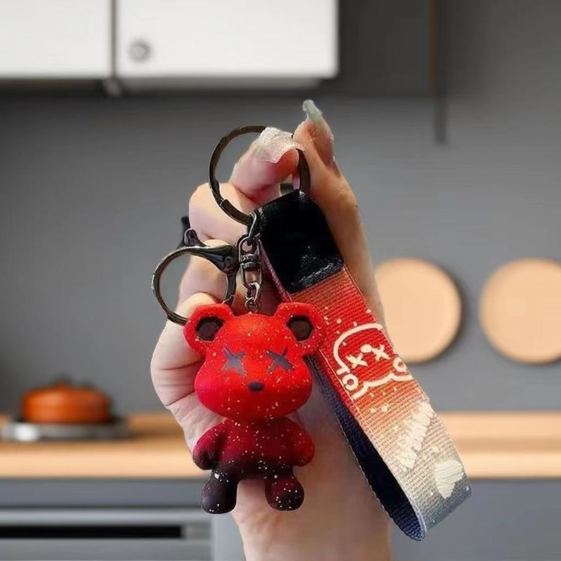 Móc Khóa Hình Chú Gấu Bearbrick Đáng Yêu Thời Trang