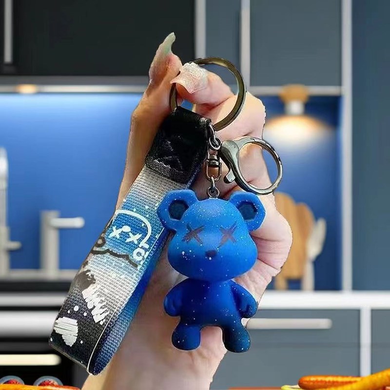 Móc Khóa Hình Chú Gấu Bearbrick Đáng Yêu Thời Trang