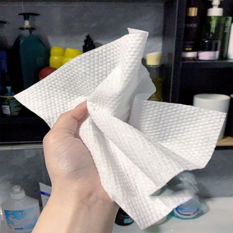 Bịch 150 Tờ Khăn Lau Đa Năng Geklin, Khăn Mặt Khô Dùng 1 Lần Chất Liệu Mềm Mại