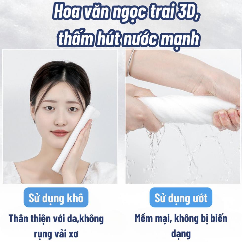 Bịch 150 Tờ Khăn Lau Đa Năng Geklin, Khăn Mặt Khô Dùng 1 Lần Chất Liệu Mềm Mại