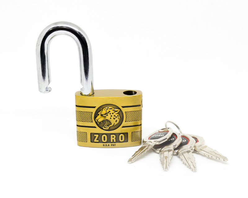 Ổ Khóa Zoro Đầu Báo Siêu Bền Kèm 4 Chìa Khóa
