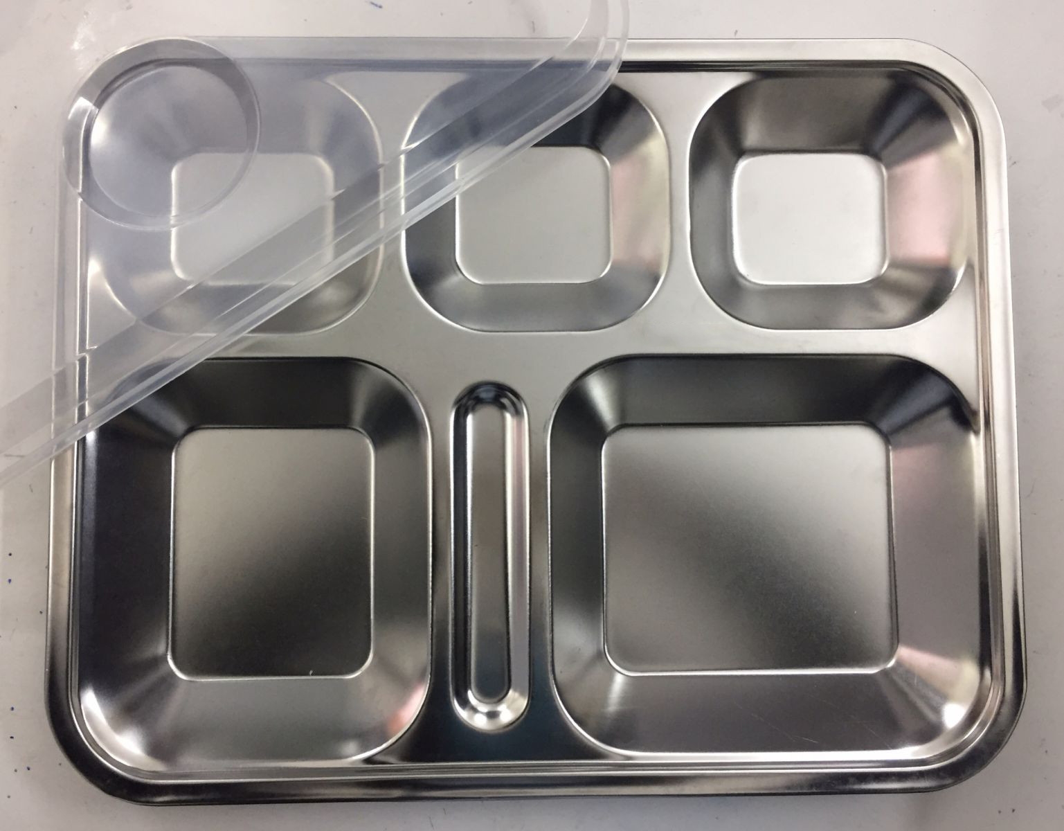 Khay Cơm Inox 5 Ngăn Cao Cấp Hình Chữ Nhật Khay Cơm Inox 5 Ngăn Cao Cấp Hình Chữ Nhật