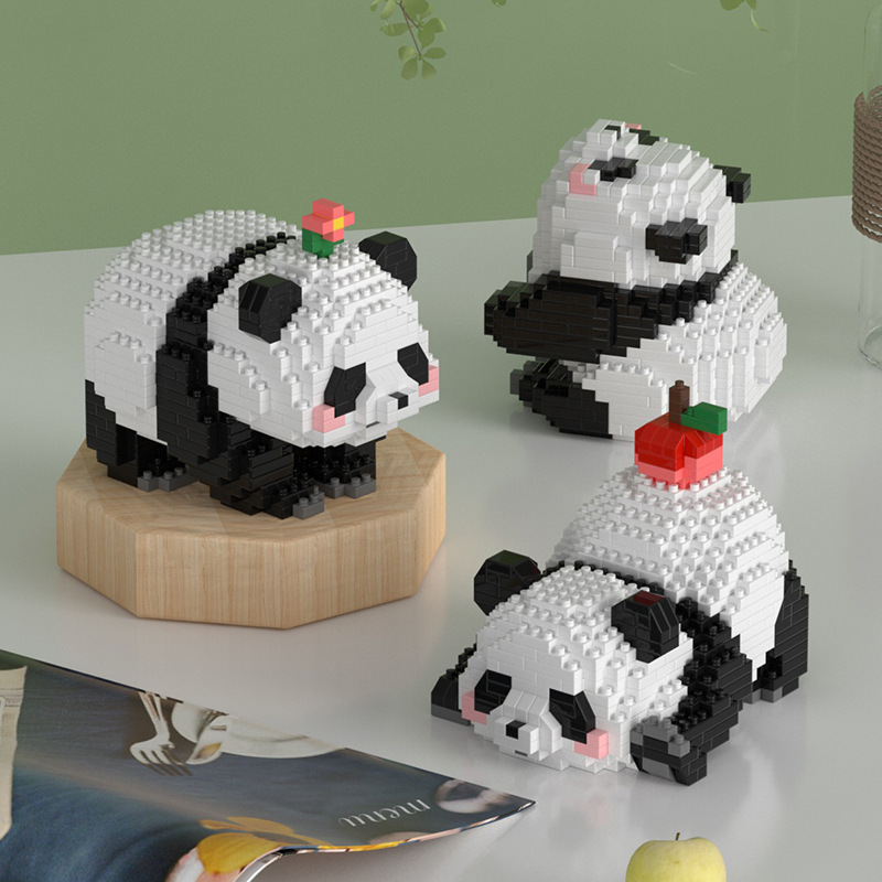 Đồ Chơi Lắp Ráp Khối Xếp Hình Gấu Trúc Đồ Chơi Lắp Ráp Khối Xếp Hình Gấu Trúc
