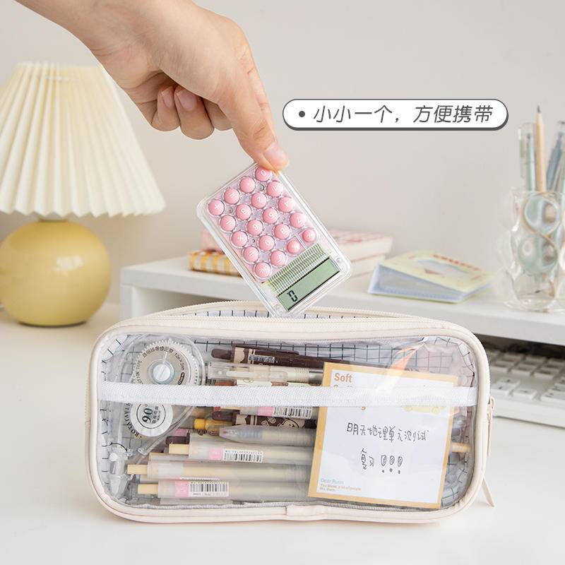 Máy Tính Bỏ Túi Trong Suốt Nhiều Màu Nhỏ Gọn Dễ Thương 8 Chữ Số Máy Tính Bỏ Túi Trong Suốt Nhiều Màu Nhỏ Gọn Dễ Thương 8 Chữ Số