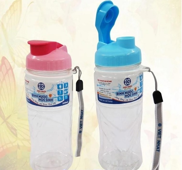 Bình Nước Nhựa Học Sinh Hãng Việt Nhật 550Ml