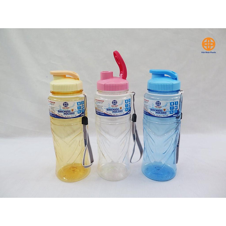 Bình Nước Nhựa Học Sinh Hãng Việt Nhật 550Ml