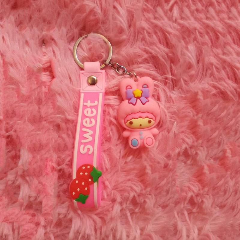 Móc Khoá Hình Bé Thỏ Sweet Ngọt Ngào Đáng Yêu