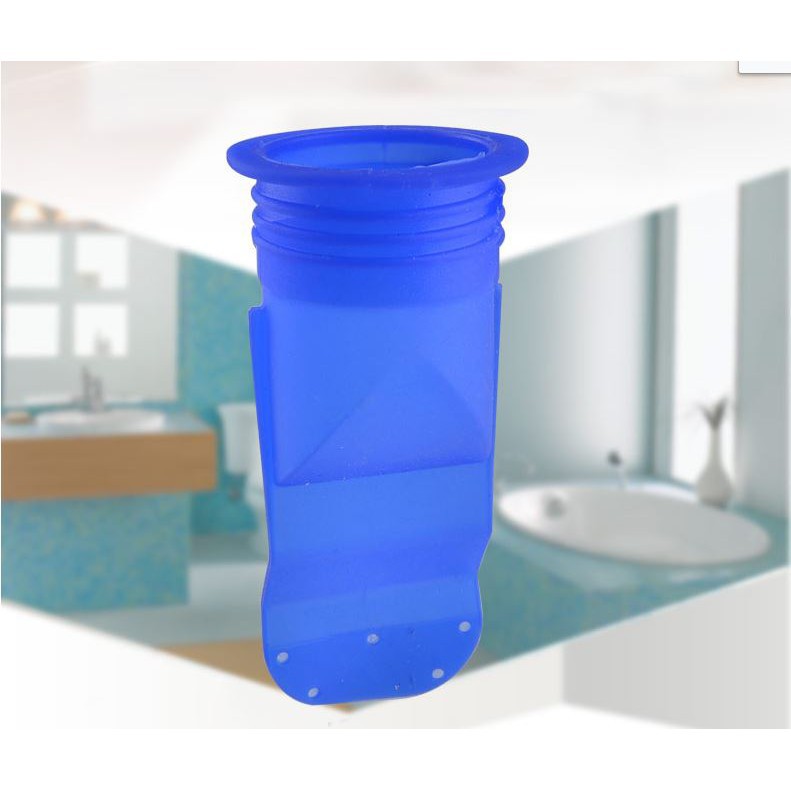 Bộ Silicone Khử Mùi Cống Màu Xanh Có Vỉ