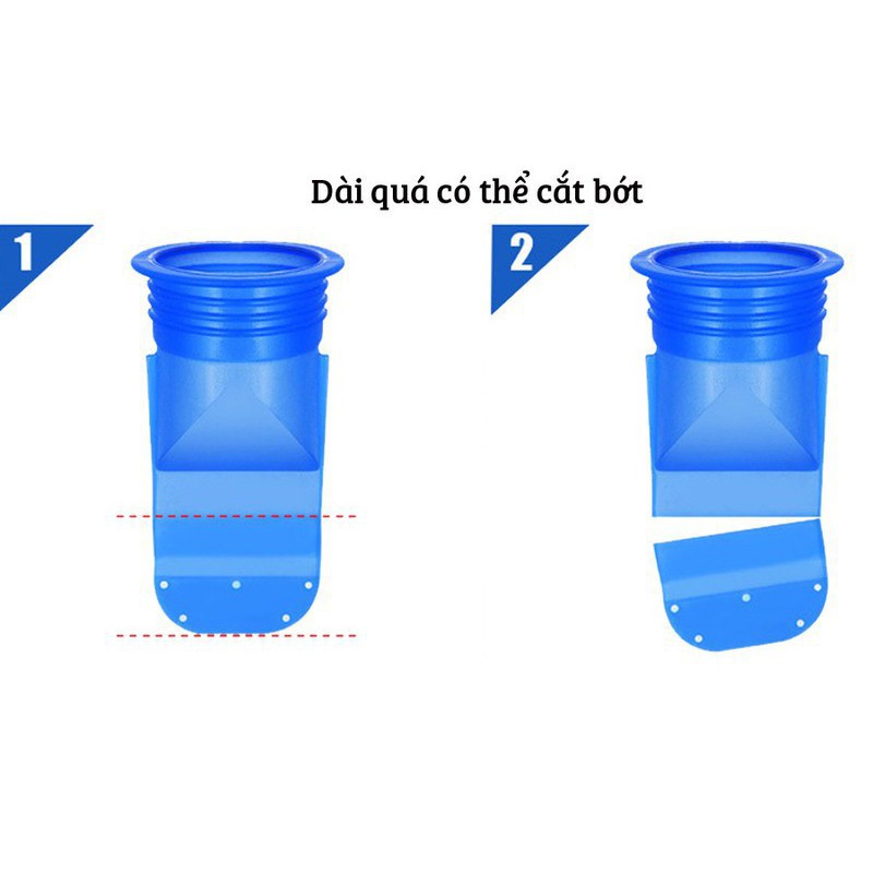 Bộ Silicone Khử Mùi Cống Màu Xanh Có Vỉ