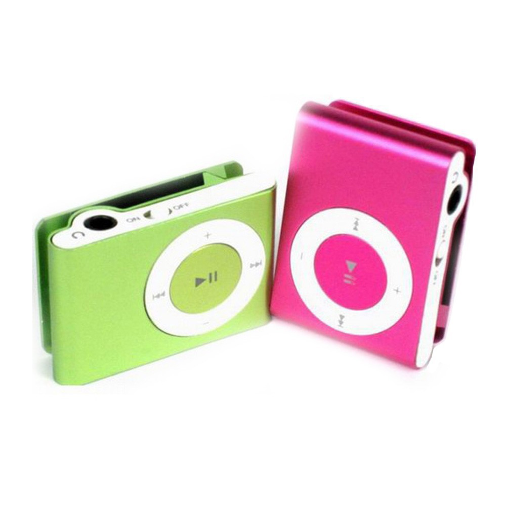 Máy Nghe Nhạc Mp3 Không Màn Hình Vỏ Nhôm Full Phụ Kiện