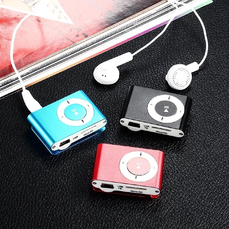 Máy Nghe Nhạc Mp3 Không Màn Hình Vỏ Nhôm Full Phụ Kiện