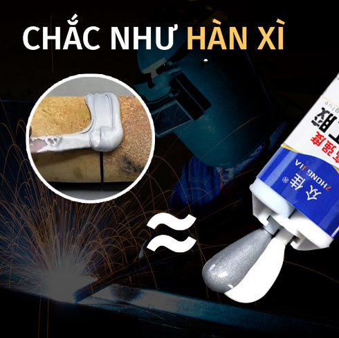 Keo Hàn Sắt Thép Siêu Cứng Chống Cắt Dán Hàn Sắt Thép Nhựa Cứng Gỗ