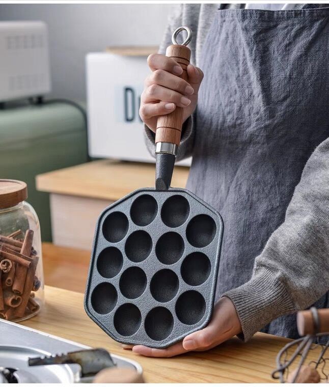 Chảo Làm Bánh Takoyaki Pearl Metal Nhật Bản 14 Lỗ Chảo Làm Bánh Takoyaki Pearl Metal Nhật Bản 14 Lỗ