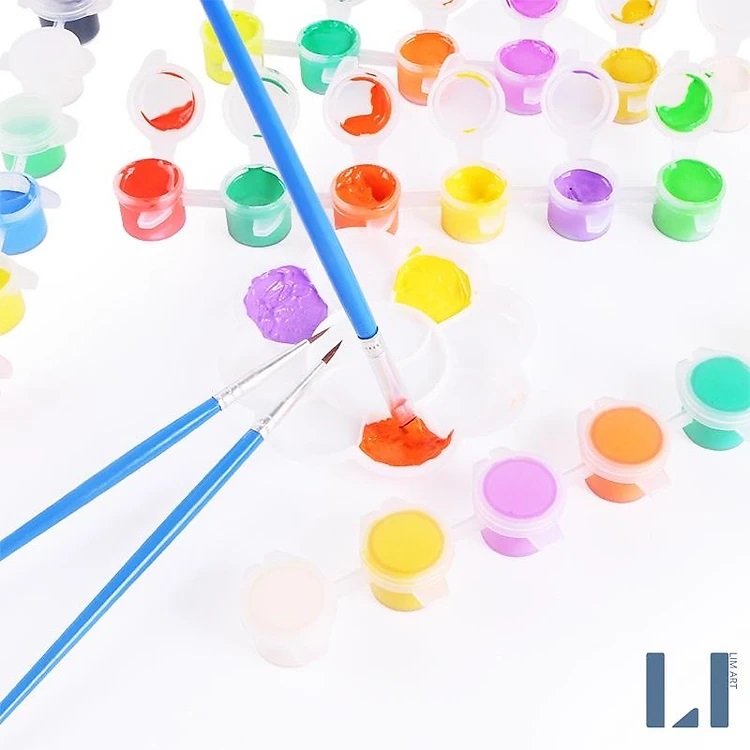 Bộ 6 Màu Vẽ Acrylic 3Ml Mini Vẽ Áo, Tô Tượng Thạch Cao, Vẽ 3D, Giày, Thủy Tinh, Gỗ Bộ 6 Màu Vẽ Acrylic 3Ml Mini Vẽ Áo, Tô Tượng Thạch Cao, Vẽ 3D, Giày, Thủy Tinh, Gỗ