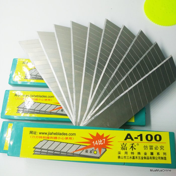 Bộ 10 Lưỡi Dao Rọc Giấy Cao Cấp