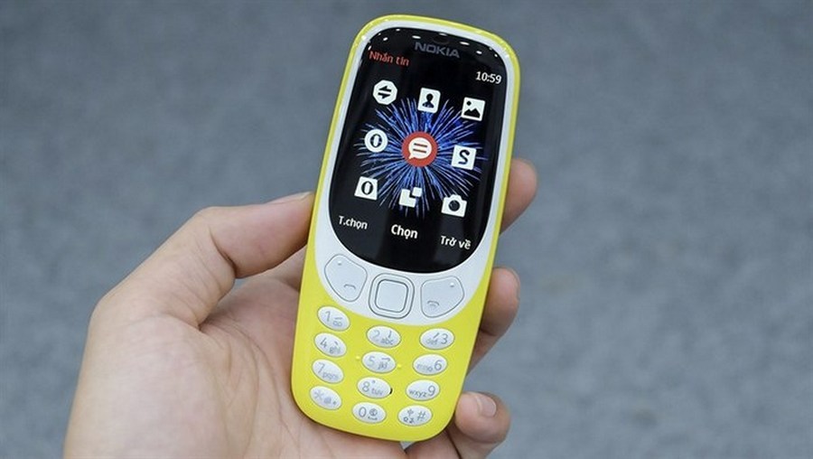 Điện Thoại Nokia 3310 Kèm Pin Và Cục Sạc Chui Nhỏ