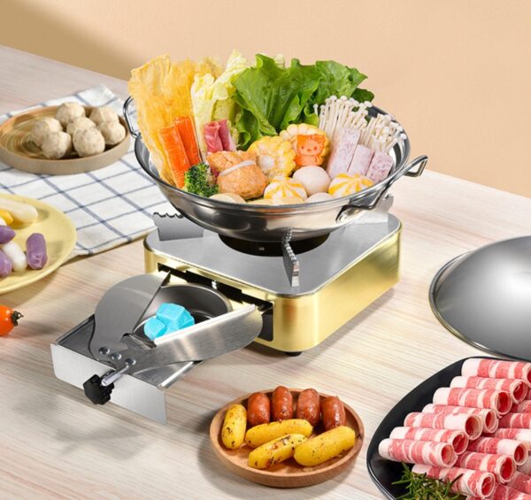 Bếp Cồn Mini Inox Chống Rỉ Chịu Nhiệt Sang Trọng Cho Nhà Hàng
