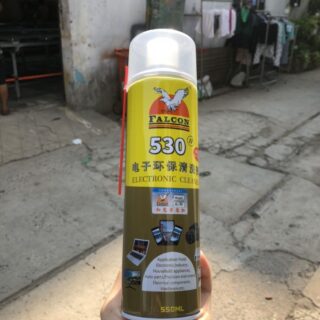 Chai Xịt Tẩy Keo Vệ Sinh Linh Kiện Điện Tử Falcon 530 550ml