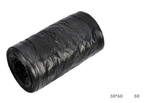 Cuộn 15 Túi Nilon Đựng Rác Siêu Mỏng Màu Đen 50x60cm