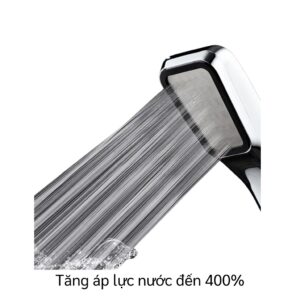 Đầu Vòi Sen - Tay Sen Tăng Áp Vuông, Tăng Áp Lực Nước Thân Thiện Môi Trường