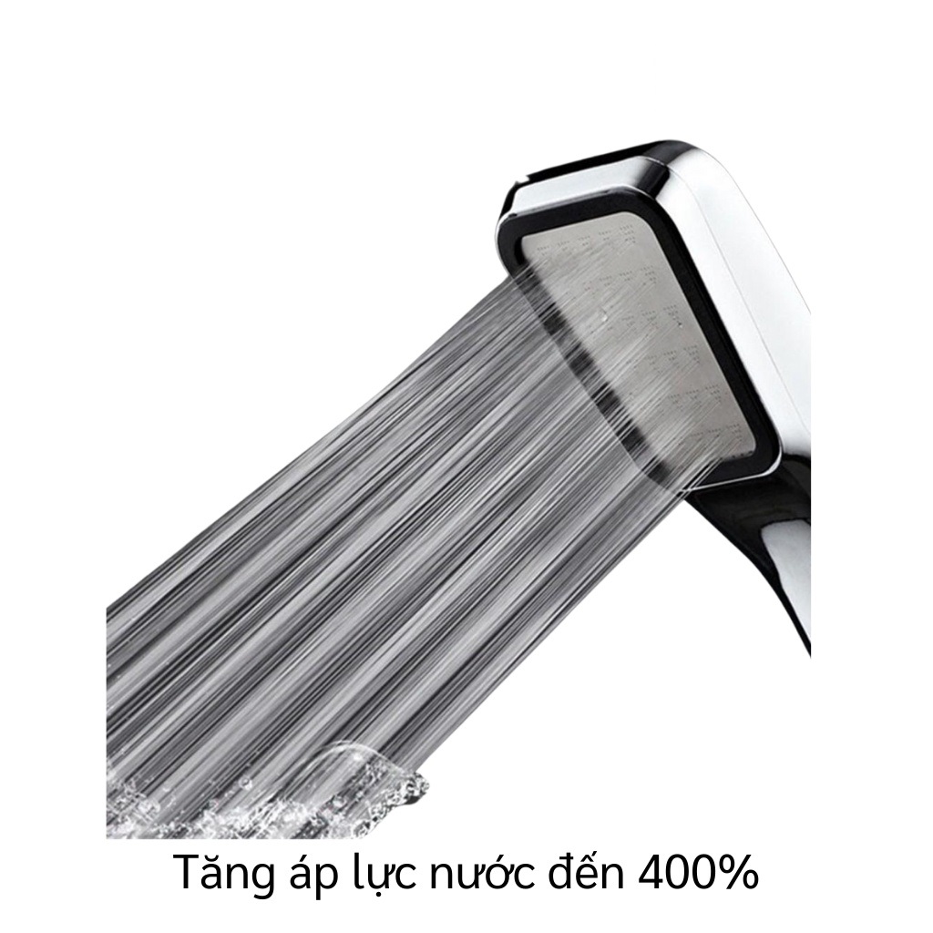 Đầu Vòi Sen - Tay Sen Tăng Áp Vuông, Tăng Áp Lực Nước Thân Thiện Môi Trường Đầu Vòi Sen - Tay Sen Tăng Áp Vuông, Tăng Áp Lực Nước Thân Thiện Môi Trường