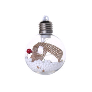 Đèn Led  Hình Bóng Đèn Led Trong Suốt Trang Trí Giáng Sinh Đẹp Mắt
