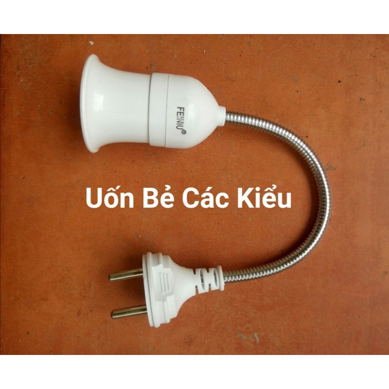 Đui Đèn Uốn Dẻo 360 Độ Có Công Tắc 20cm Đui Đèn Uốn Dẻo 360 Độ Có Công Tắc 20cm