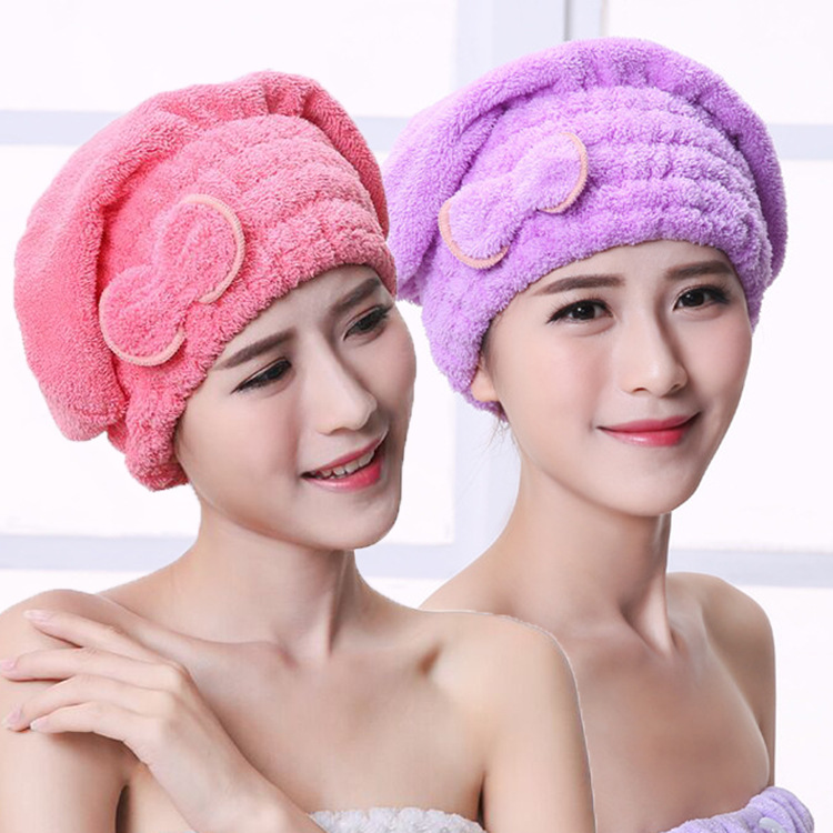 Khăn Quấn Giúp Khô Tóc Hình Nơ Khăn Quấn Giúp Khô Tóc Hình Nơ