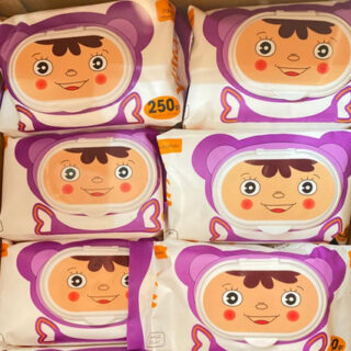 Khăn Ướt Hàn Quốc Villa Gói To 560g Siêu Xinh Dễ Thương Không Mùi Tiện Lợi