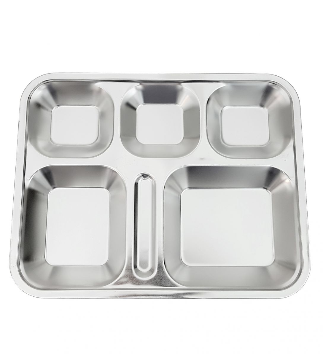 Khay Cơm Inox 5 Ngăn Cao Cấp Hình Chữ Nhật Khay Cơm Inox 5 Ngăn Cao Cấp Hình Chữ Nhật