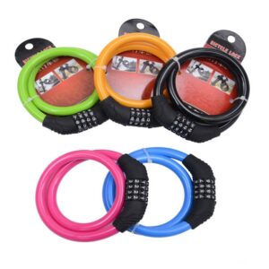 Khóa Số Dây 4 Số Chống Trộm Xe Máy, Xe Đạp