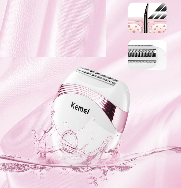 Máy Cạo Lông Mini Tự Động Dành Cho Nữ Kemei - 673 Máy Cạo Lông Mini Tự Động Dành Cho Nữ Kemei - 673