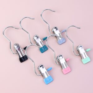 Móc Kẹp Treo Tất Quần Áo Phơi Đa Năng, Tiện Dụng Chống Trượt Tiết Kiệm Không Gian