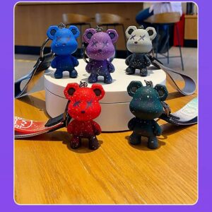 Móc Khóa Hình Chú Gấu Bearbrick Galaxy Đáng Yêu Thời Trang