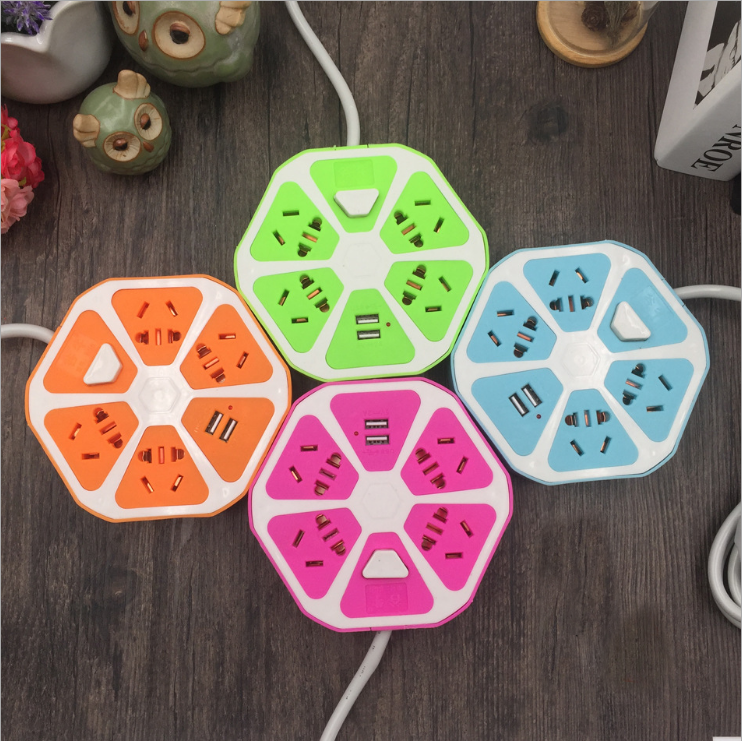 Ổ Cắm Điện Hình Trái Cam 2 Cổng USB Cao Cấp Ổ Cắm Điện Hình Trái Cam 2 Cổng USB Cao Cấp