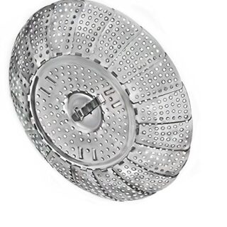 Rổ Hấp Inox Xếp Gọn Tiện Lợi 24cm