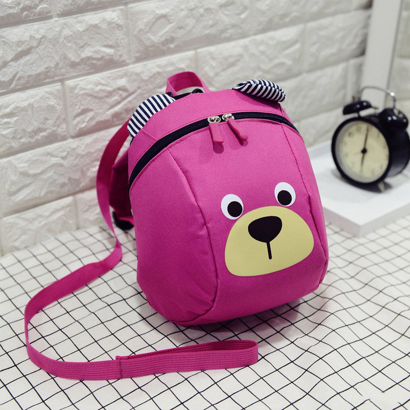 Balo Hình Chú Gấu Kèm Dây Chống Lạc Cho Bé Balo Hình Chú Gấu Kèm Dây Chống Lạc Cho Bé