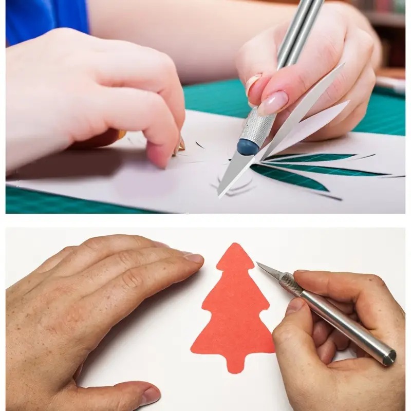 Bộ Dao Trổ 13 Lưỡi+ 3 Cán Dao Inox Chống Trơn Chuyên Dụng Khắc Tỉa Thủ Công Bộ Dao Trổ 13 Lưỡi+ 3 Cán Dao Inox Chống Trơn Chuyên Dụng Khắc Tỉa Thủ Công