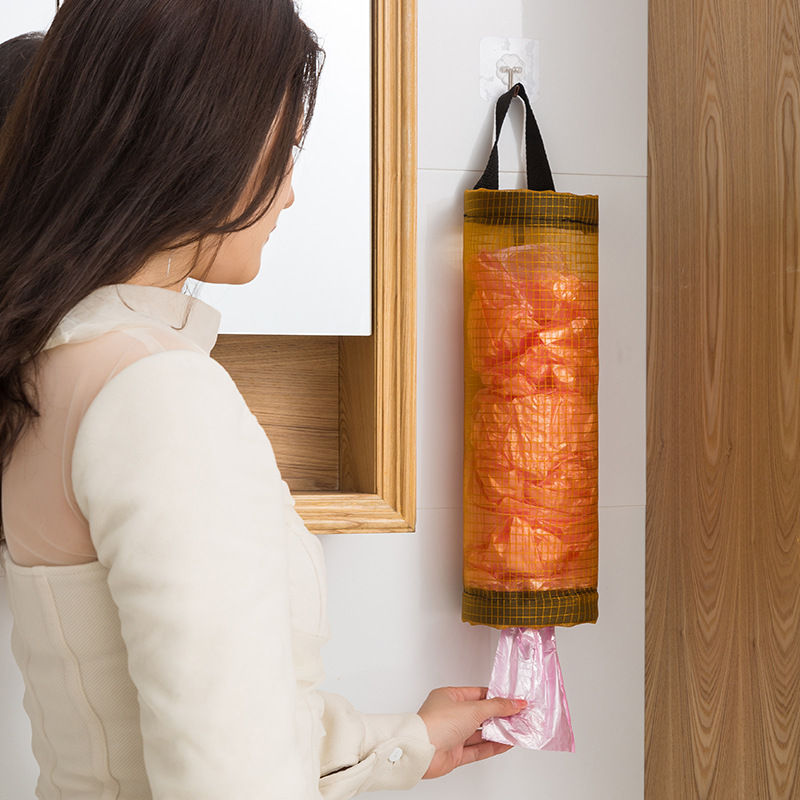 Túi Lưới Treo Tường Đựng Vật Dụng Nhà Bếp 37.5X16X5Cm