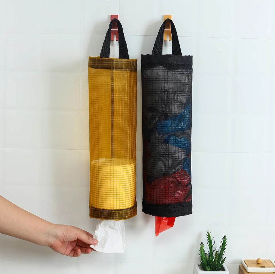 Túi Lưới Treo Tường Đựng Vật Dụng Nhà Bếp 37.5X16X5Cm