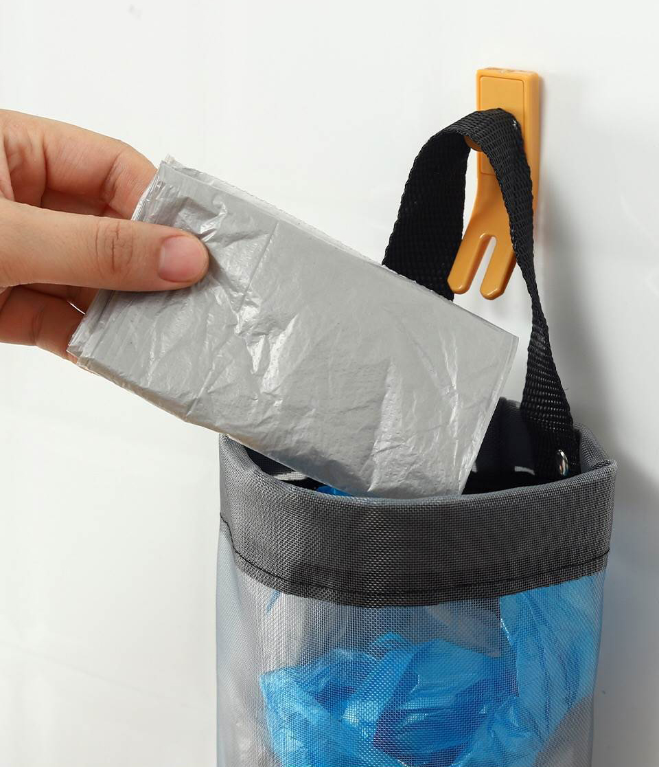 Túi Lưới Treo Tường Đựng Vật Dụng Nhà Bếp 37.5X16X5Cm