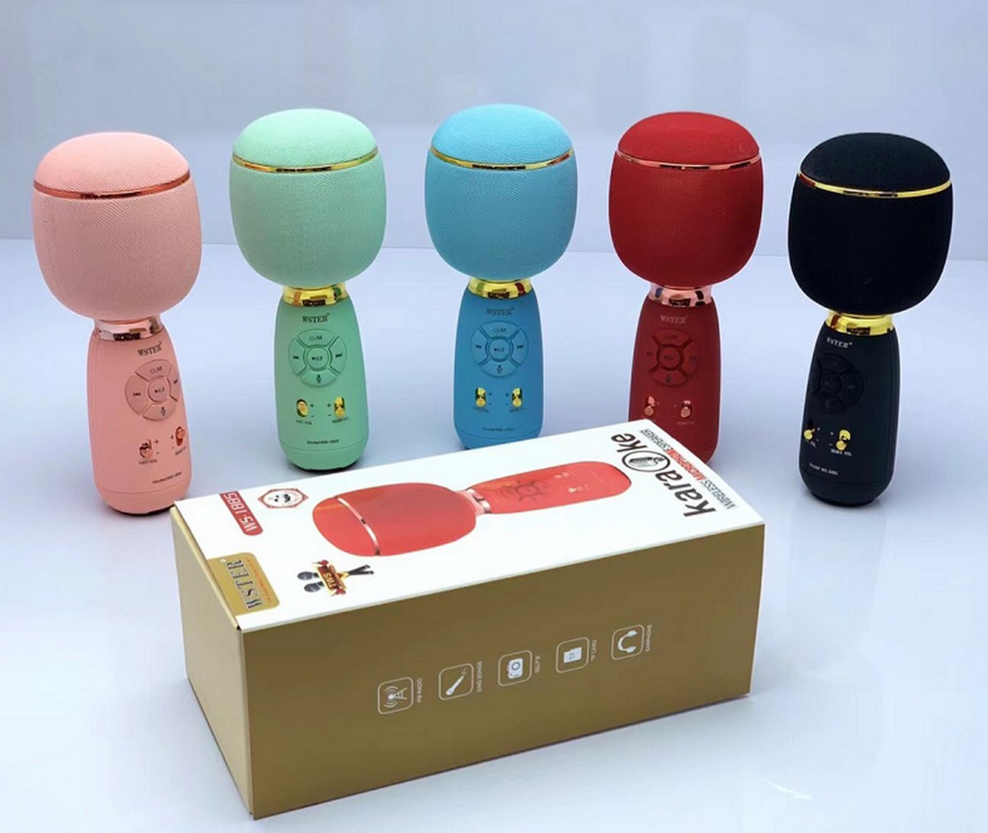 Micro Karaoke Bluetooth 3In1 Wster Ws-1885 Âm Thanh Cực Hay