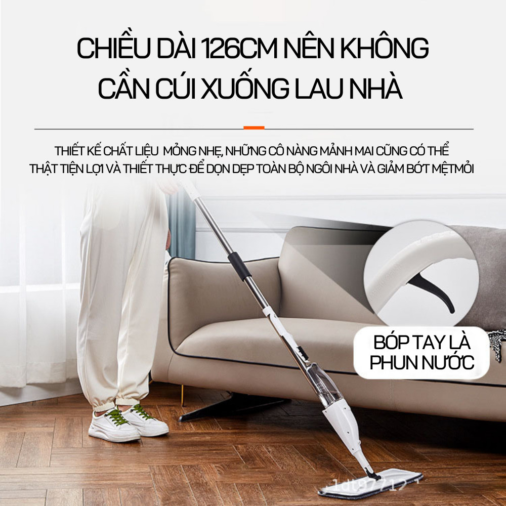 Cây Lau Nhà Thông Minh 360 Phun Sương Có Bình Xịt 3 Trong 1 Cây Lau Nhà Thông Minh 360 Phun Sương Có Bình Xịt 3 Trong 1