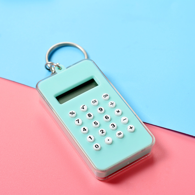 Móc Khoá 2In Máy Tính Kèm Đồ Chơi Màu Sắc Dễ Thương