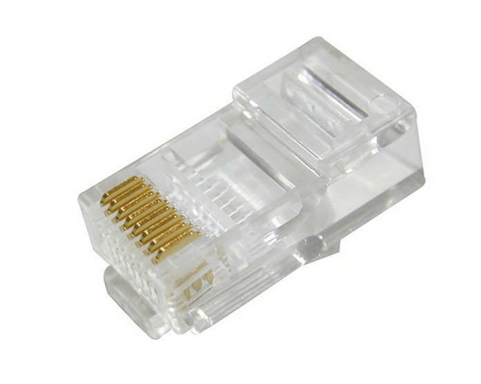 Hạt Mạng, Đầu Bấm Mạng Rj45 (Bịch 100 Cái) - Vỏ Nhựa