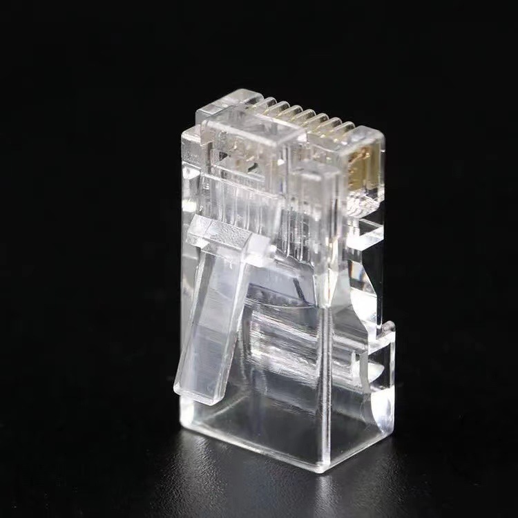 Hạt Mạng, Đầu Bấm Mạng Rj45 (Bịch 100 Cái) - Vỏ Nhựa