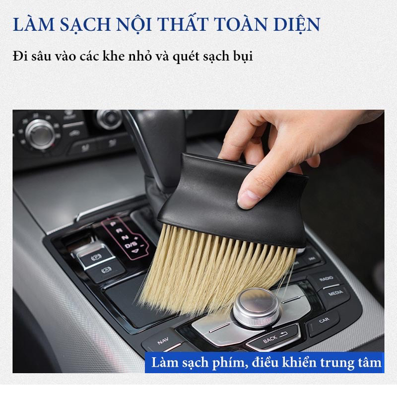 Chổi Vệ Sinh Nội Thất, Vệ Sinh Ô Tô Đa Năng Tiện Dụng