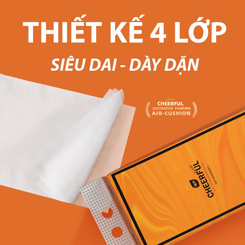 Bịch Giấy Rút Cheerful Tặng Kèm Móc Treo Tiện Dụng
